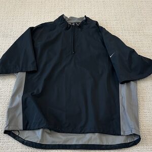 Nike Men's Black and Gray Windbreaker